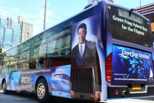 Love Our Oceans Hybrid Bus