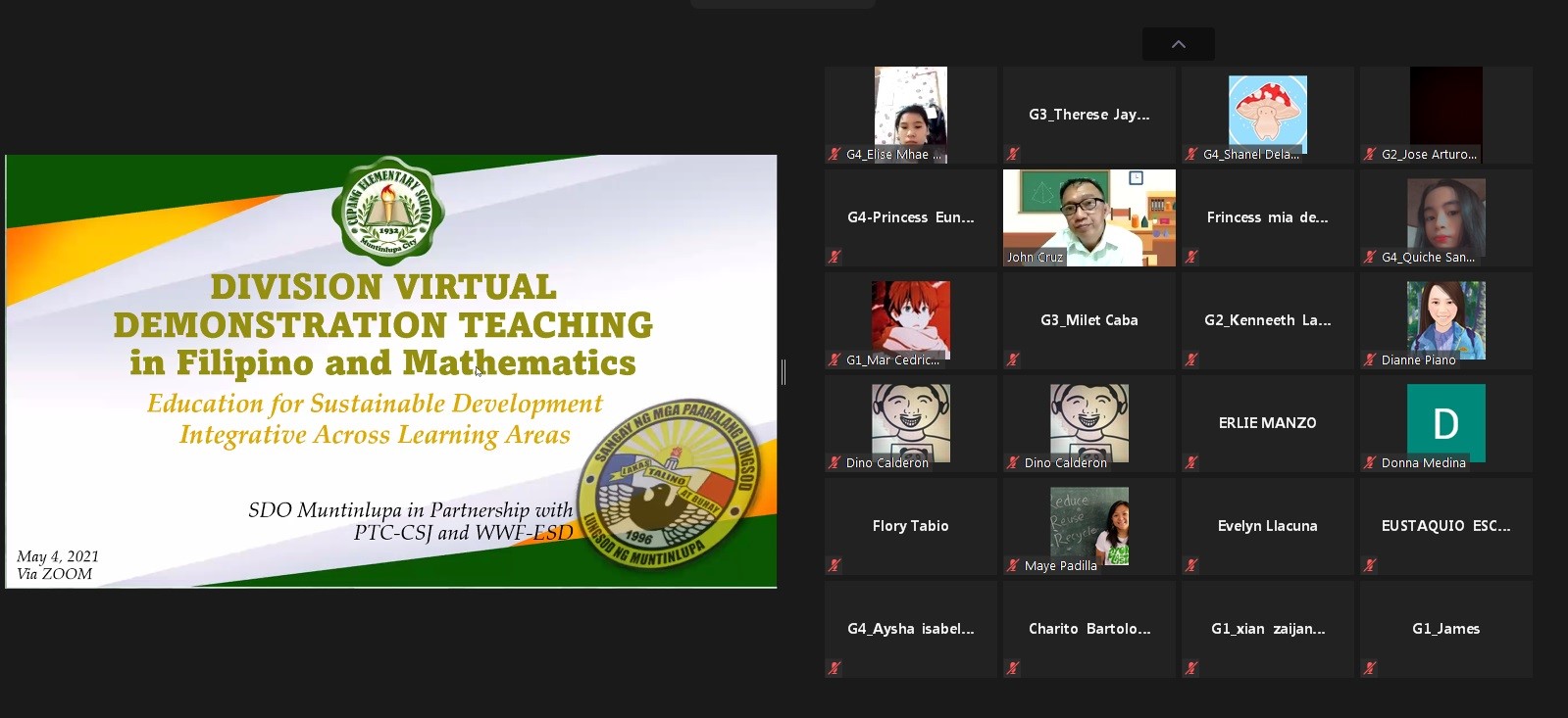 First Online Demo Teaching