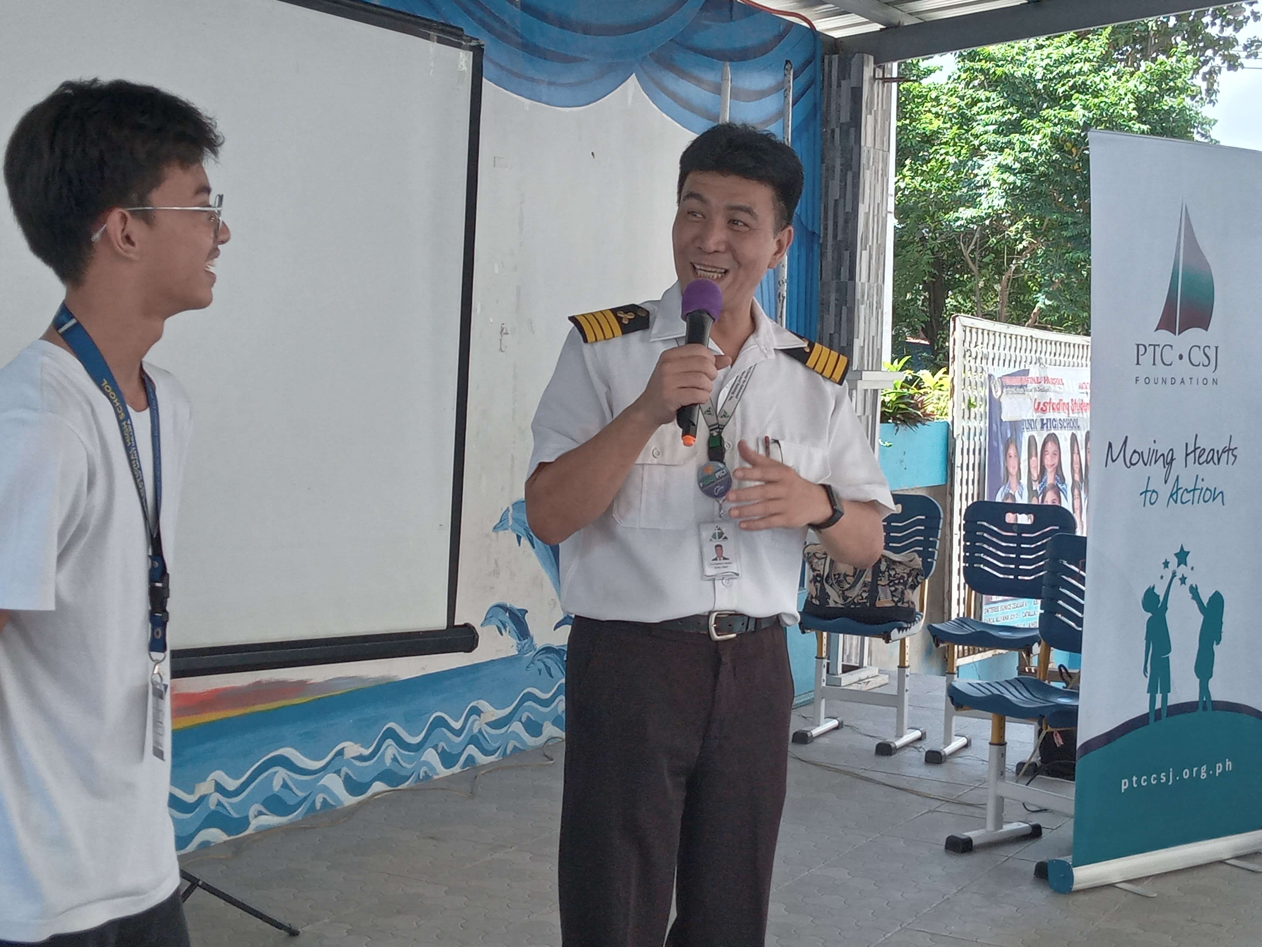 Chief Engineer Bautista Speaking