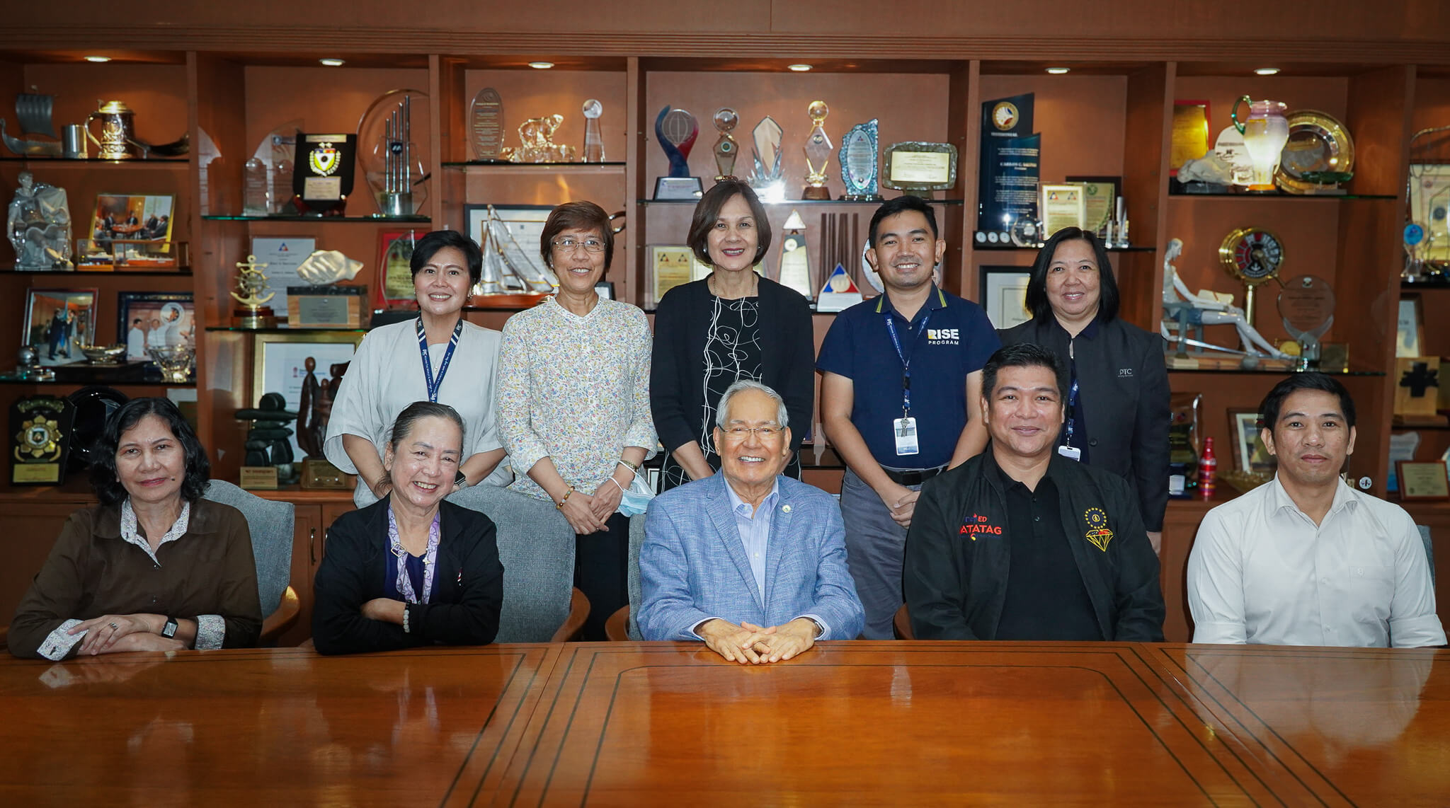 Carlos C. Salinas with DepEd Officials