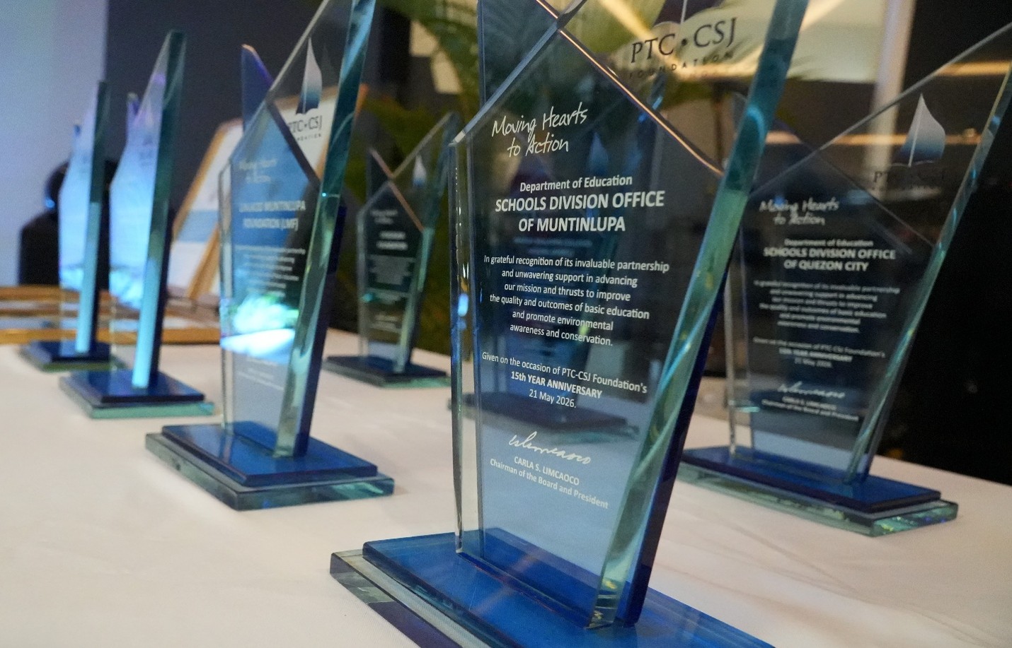 Environmental and academic plaques